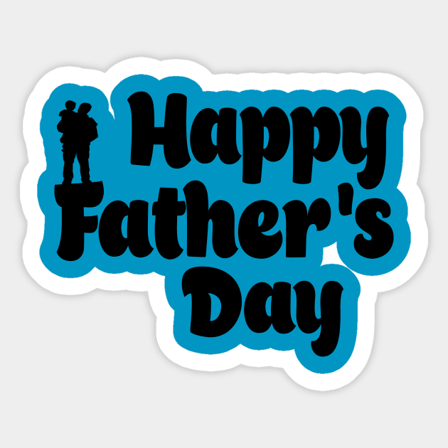 Happy fathers day sale stickers